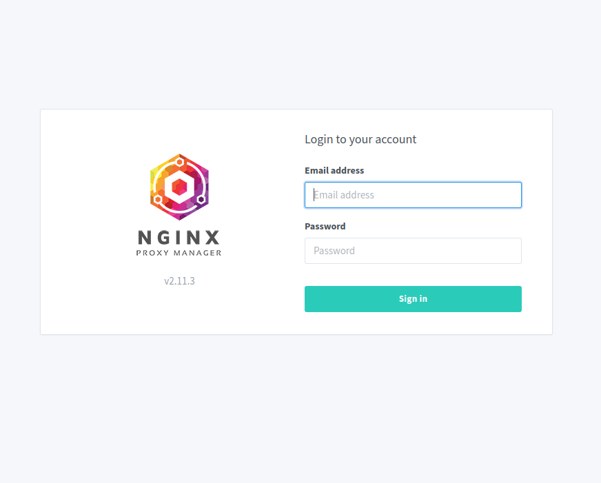 Nginx proxy manager login HostMyCode