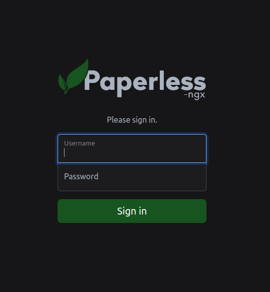 paperless installation hostmycode