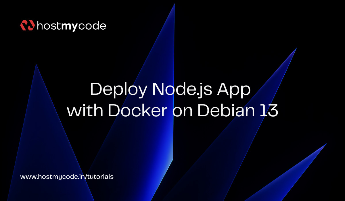 Deploy Node.js App with Docker on Debian 13