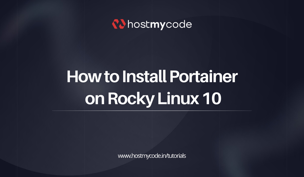 How to Install Portainer on Rocky Linux 10