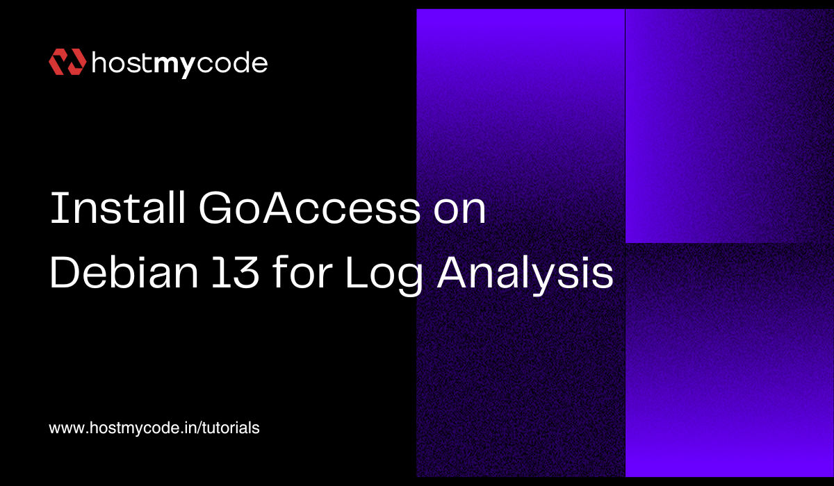 Install GoAccess on Debian 13 for Log Analysis