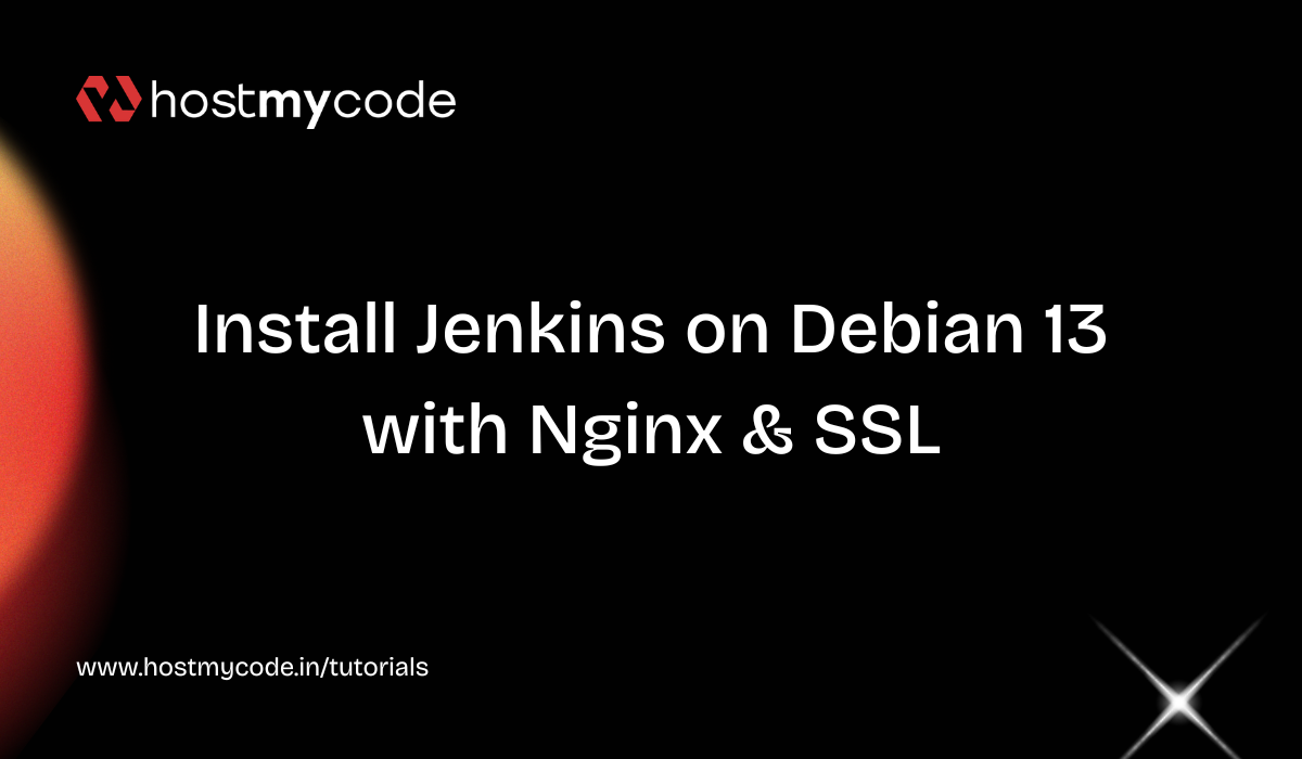 Install Jenkins on Debian 13 with Nginx