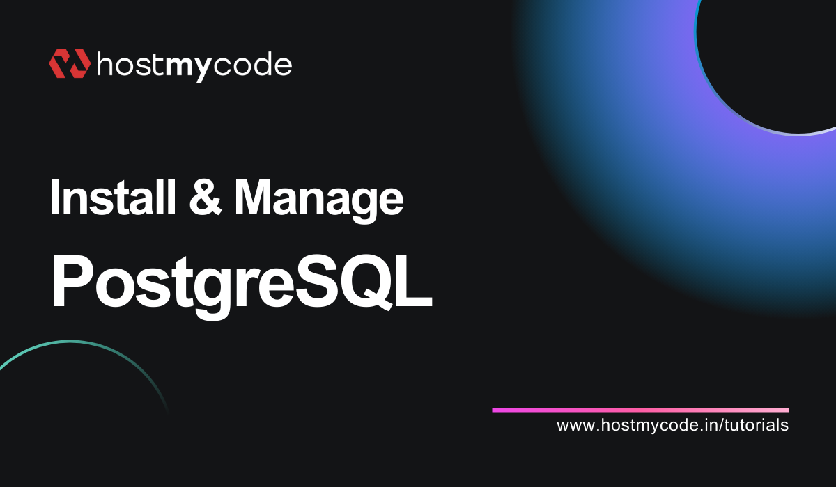 Install and Manage PostgreSQL on AlmaLinux 9