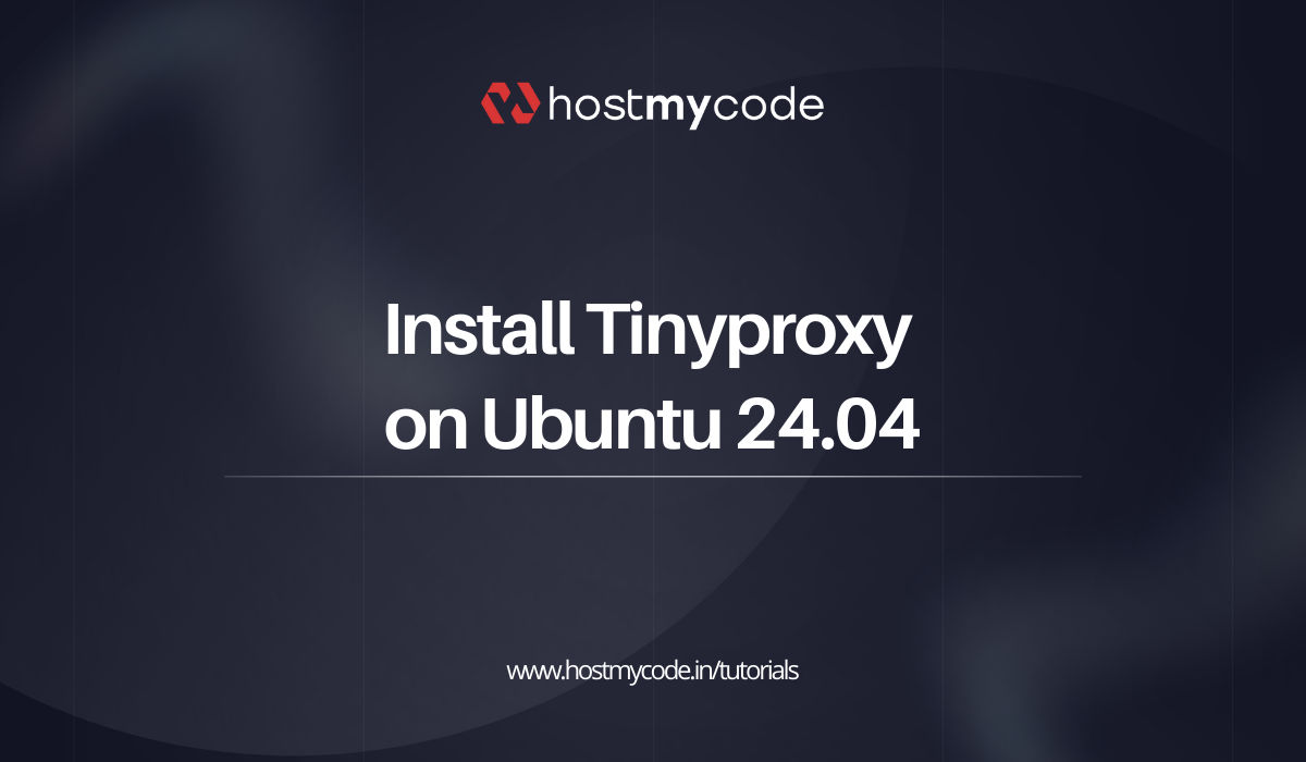 Install Tinyproxy on Ubuntu 24.04